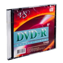 Диск VS DVD+R Double Sided 9.4 GB 8x слим/5 - фото 5875