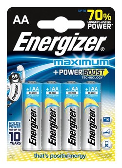 Батарейка Energizer Max. LR6 4/бл (ЦЕНА ЗА 4 ШТ) (4/48/192/960) - фото 8257