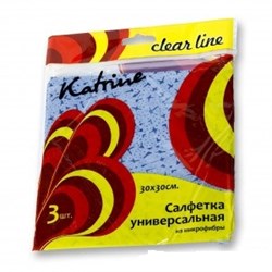 Салфетка полипропиленовая Clear Line Katrine с рисунком 3 шт. 30*30 см (12/144)  <2186> - фото 8679