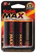 Батарейка Kodak MAX LR20 2/бл.(20) (ЦЕНА ЗА 2шт)