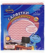 Салфетки вискозные CELESTA перфорированные 5шт /3096/ (467) *